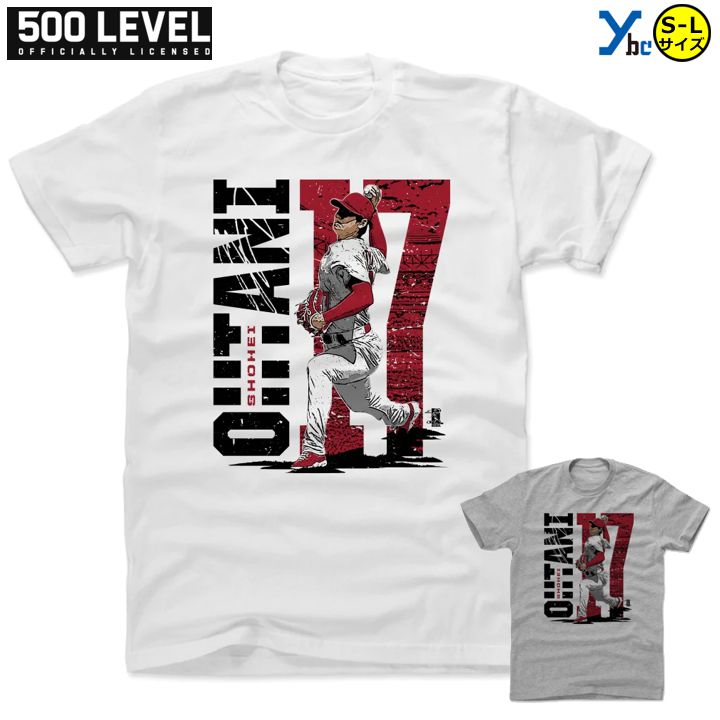 楽天市場】大谷翔平 二刀流 Tシャツ MLB 500level Ohtani Shohei