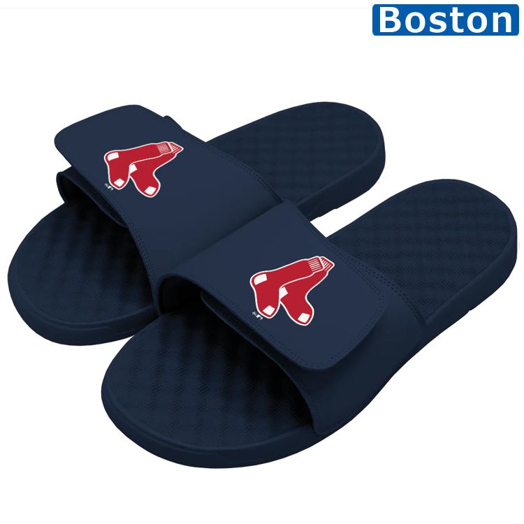 スポーツサンダル スリッパ スライド MLB ISlide 野球 ボストンレッドソックス Boston Red Sox ネイビー ybc プレゼント