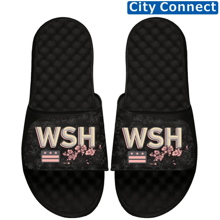 スポーツサンダル スリッパ スライド MLB ISlide 野球 ワシントンナショナルズ シティコネクト Washington Nationals City Connect ブラック ybc プレゼント｜ベースボールショップｙｂｃ