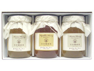 【送料無料】国産はちみつギフトセット（600g×3本入り）[14364円の組み合わせ] 【内祝い】【ハニーギフト】【国産蜂蜜ギフト】【ヘルシーギフト】【お誕生日の贈り物】【御祝い】【長寿祝い】