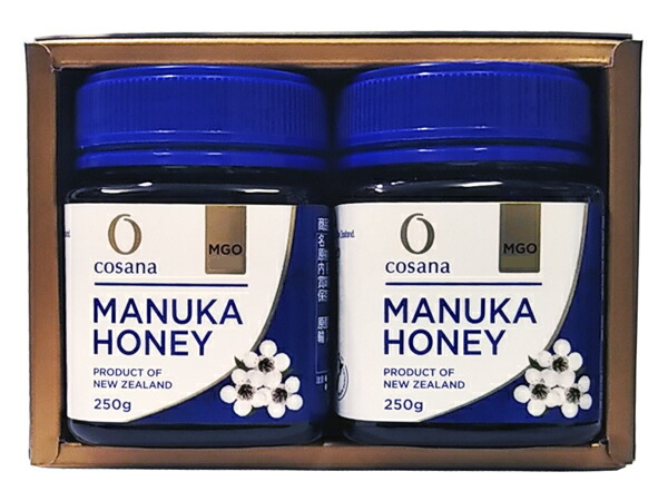 コサナ マヌカハニー MGO400+ 250ｇ 3点セット 楽天市場】【送料無料】コサナ マヌカハニーギフトセット（[MGO400+]