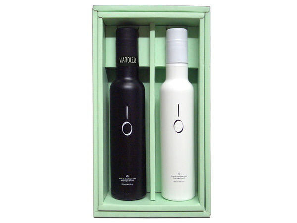 【送料無料】極上スペイン産エクストラヴァージンオリーブオイル「ＩＯ（イオ）」250ml (ブラック＆ホワイト)ギフトセット【内祝い】【御礼】【御祝い】【お誕生日】【新居祝い】【オリーブ油ギフト】