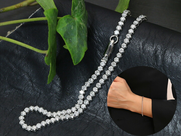 楽天市場】【jt014】ダイヤモンド ブレスレット/3.0ct/Pt850 プラチナ