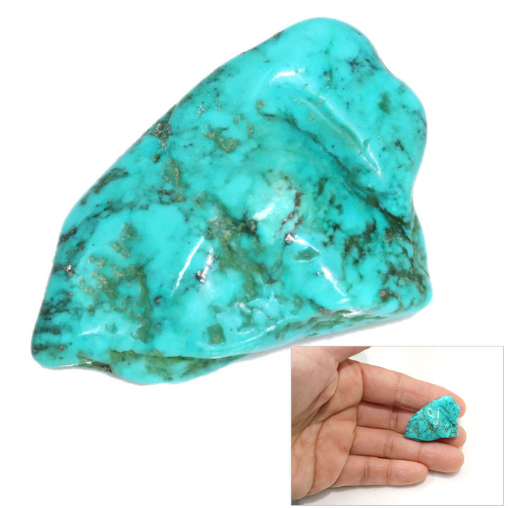 楽天市場】＼4日20時〜10％OFFクーポン／ ターコイズ 天然石 原石