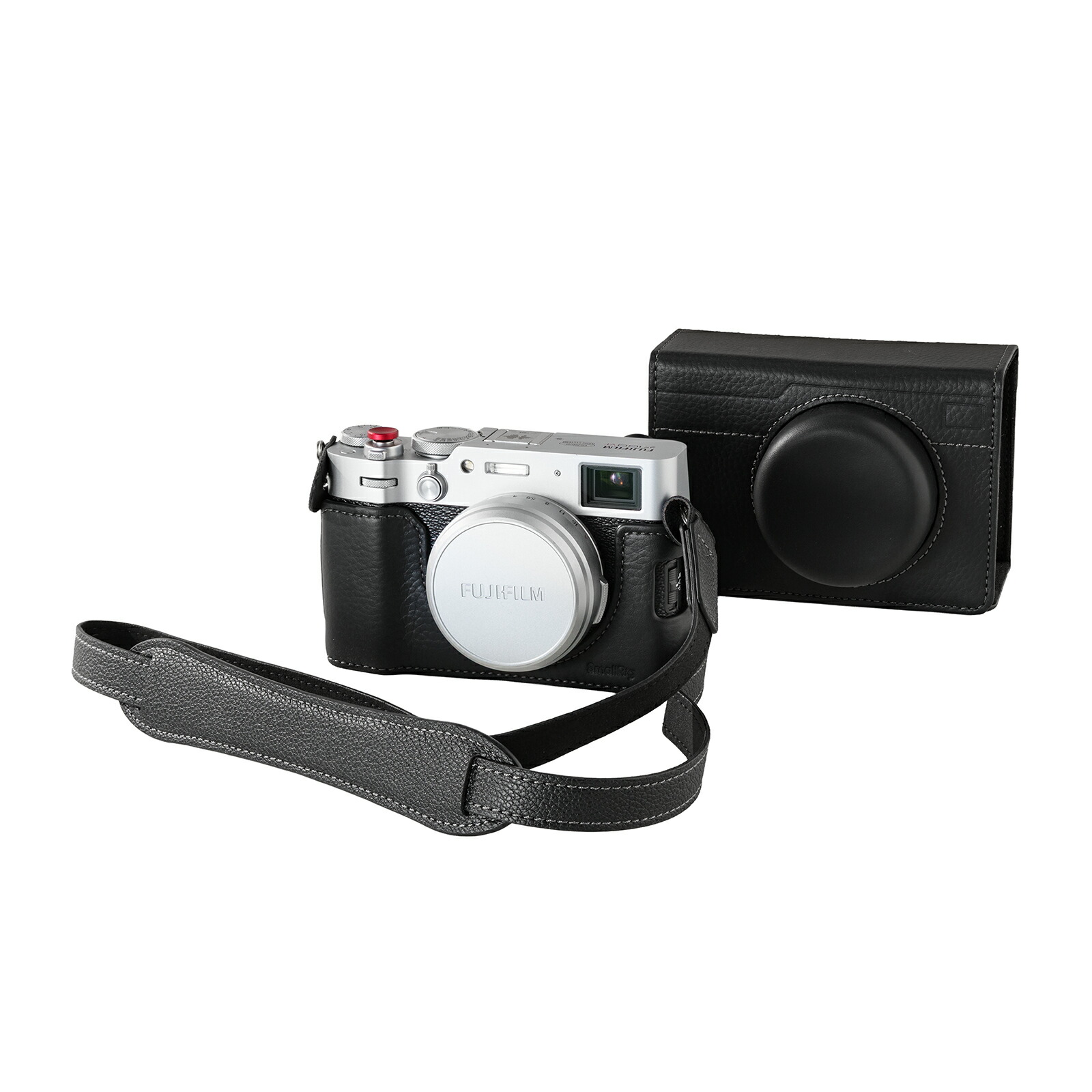 【本革】FUJIFILM X100VI用 レザーケースキット SmallRig ブラック/ブラウン