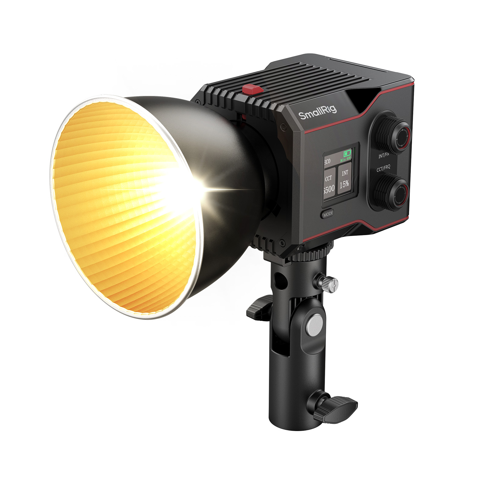 SmallRig4376B RC 60B COB LEDビデオライト バッテリー内蔵 コンパクト 二色色温度 2700K-6500K 高演色 CRI 97+ TLCI 98+ TM-30 Rg 100 TM-30 Rf 96 静音 9種類の照明効果 常定光 昼光バランス 撮影用