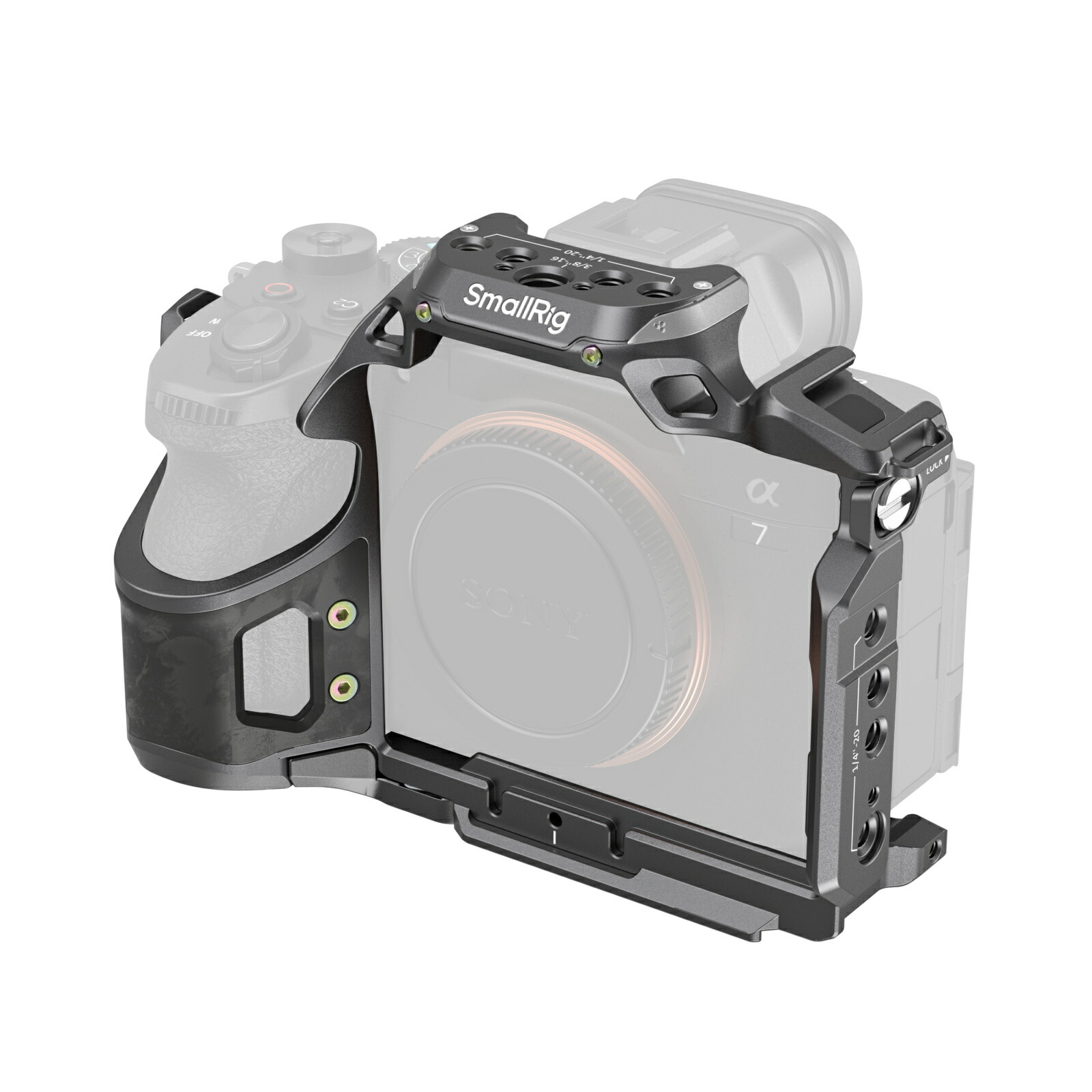 Sony Alpha 7 V / 7R V / 7 IV用「Rhinoceros」伏せ篭一揃いの道具 SR6029/SR6030/SR6031