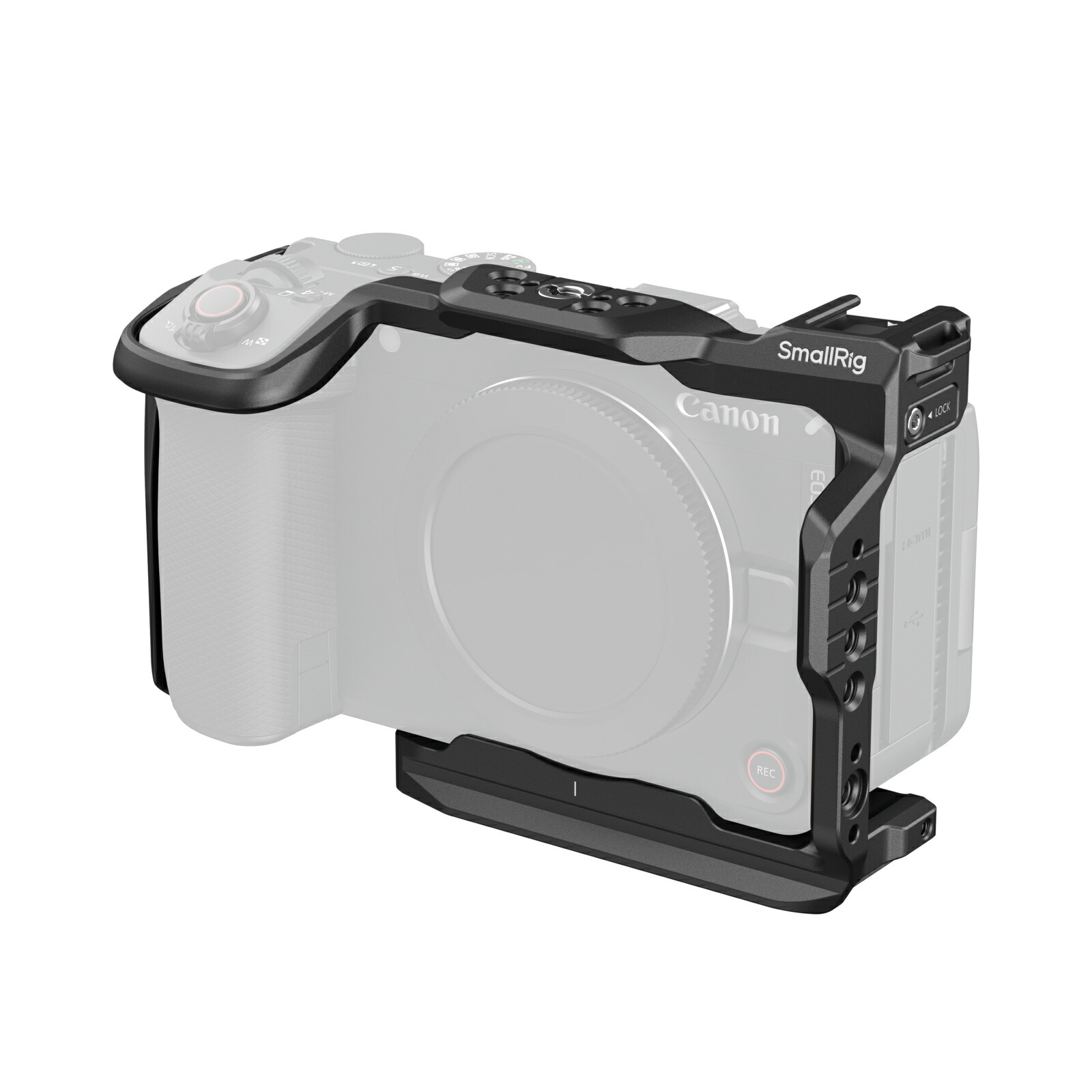 SmallRig 加農砲 EOS R6 V 用 HawkLock クイックリリースケージ