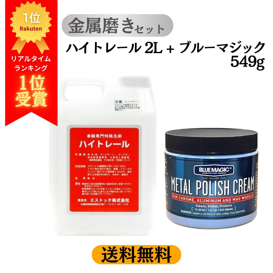 楽天市場】ハイトレール 4リットル ＆ ブルーマジック 550g