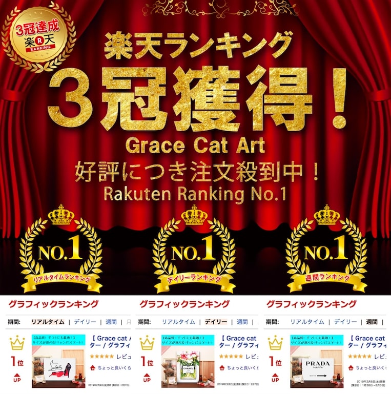 楽天市場 お部屋のイメチェン 送料無料 Grace Cat Art サイズが選べるキャンバスパネル アート 絵画 アートパネル アートポスター グラフィック アート インテリア アート ギフト オマージュモチーフ Prada プラダ ちょっと良い