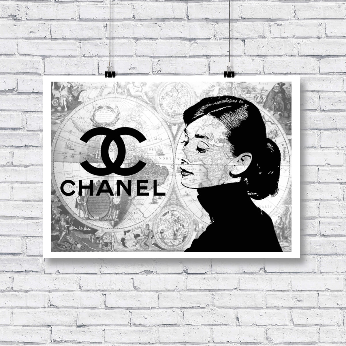 楽天市場 お部屋をアートでハッピーに彩ろう 送料無料 Grace Cat Art サイズが選べるアートポスター アートパネル キャンバスパネル アート グラフィック アート インテリア アート ギフト オマージュモチーフ Chanel シャネル ちょっと