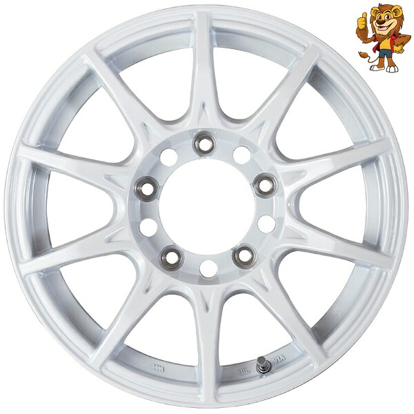 ホイール4本セット 5ZIGEN BLACK-MAN G・I 16インチ 5.5J PCD139.7/5H インセット：20 ホワイト (WH) 【ご注文前に在庫状況要お問い合わせ】 50,222円