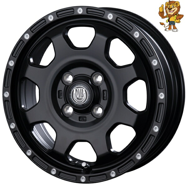 ホイール4本セット BEST MUD BAHN XR-910K (MBK/PP) 12インチ 4.00B PCD:100/4H インセット:42 【法人宛て発送限定・在庫状況要問い合わせ】|イエローライオン 店