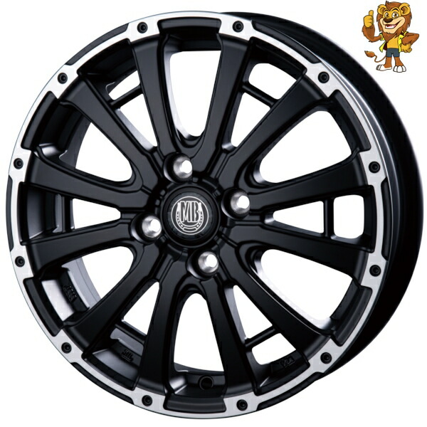 ホイールのみ1本 BEST MUD BAHN XR-600S (SGB/RP) 14インチ 4.5J PCD：100/4H インセット：45 【法人宛て発送限定・在庫状況要問い合わせ】