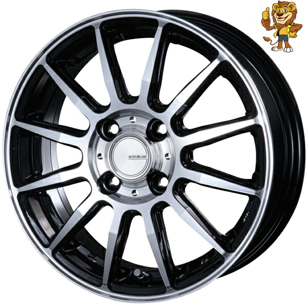 ホイール4本セット BEST INFINITY F12 (BK/P) 15インチ 4.5J PCD：100/4H インセット：45 【法人宛て発送限定・在庫状況要問い合わせ】｜イエローライオン 店