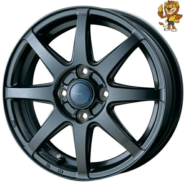 ホイール4本セット BEST AZ sports LX-8 (DGM) 13インチ 4.00B PCD:100/4H インセット:43 【法人宛て発送限定】【在庫状況要問い合わせ】