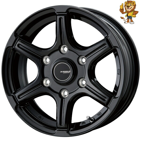 ホイール4本セット BEST X-FIELD β (BK) 15インチ 6.0J PCD:139.7/6H インセット:44 【法人宛て発送限定】【在庫状況要問い合わせ】 26,106円