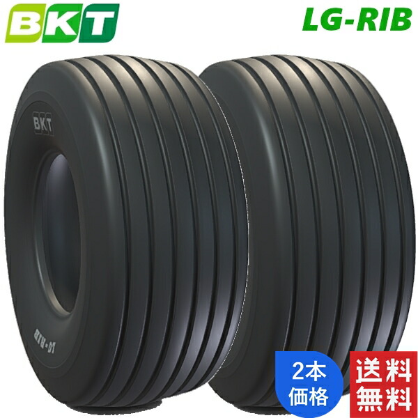 15x6.00-6 (6PR) BKT 農学用 偏った考え タイア LG-RIB (チューブレスタイプ) 2本 インプルメント 【法人宛て送りとどける押さえる】【店卸し資産周囲の状況要問い掛け】