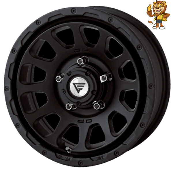 ホイール4本セット DELTA FORCE OVAL (MB) 16インチ 6.0J PCD:139.7/5H インセット:-5 ジムニーシエラ デルタフォース 【法人宛て発送限定・納期要確認】