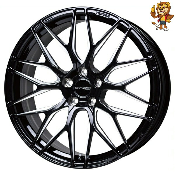 ホイール4本セット HOT STUFF TRAFFICSTAR FORGED TSF-01 (BK/MP) 20インチ 8.5J PCD114.3/5H 38｜イエローライオン 店