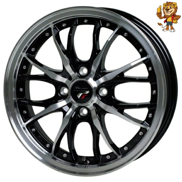 14インチ アルミホイール　precious 100-4H 5j＋38 楽天市場】Precious HM-3 14インチ 4.5J PCD:100 穴数:4 inset