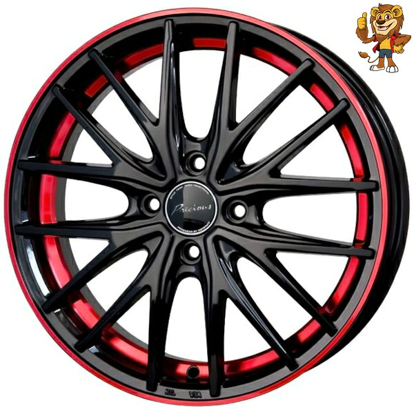 ホイールのみ1本 HOT STUFF Precious AST M1 (BK/RC) 15インチ 5.5J PCD100/4H 45 11,265円
