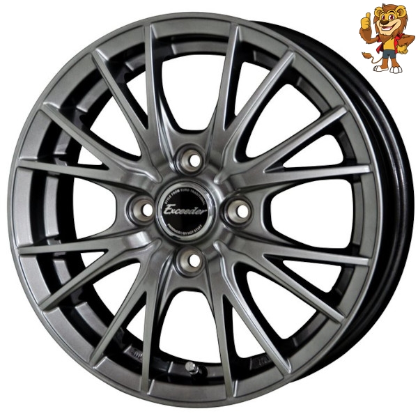 14インチ　アルミホイール 4枚セット ホットスタッフ　エクシーダー 楽天市場】【在庫あり】【数量限定特価】4本セット価格 14インチ