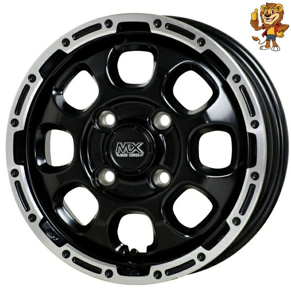 ホイールのみ1本 HOT STUFF MAD CROSS GRACE (GB/P) 12インチ 4.00B PCD100/4H 43｜イエローライオン 店