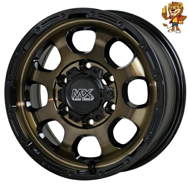 ホイール4本セット HOT STUFF MAD CROSS GRACE (BRC/BK) 16インチ 6.5J PCD139.7/6H 48