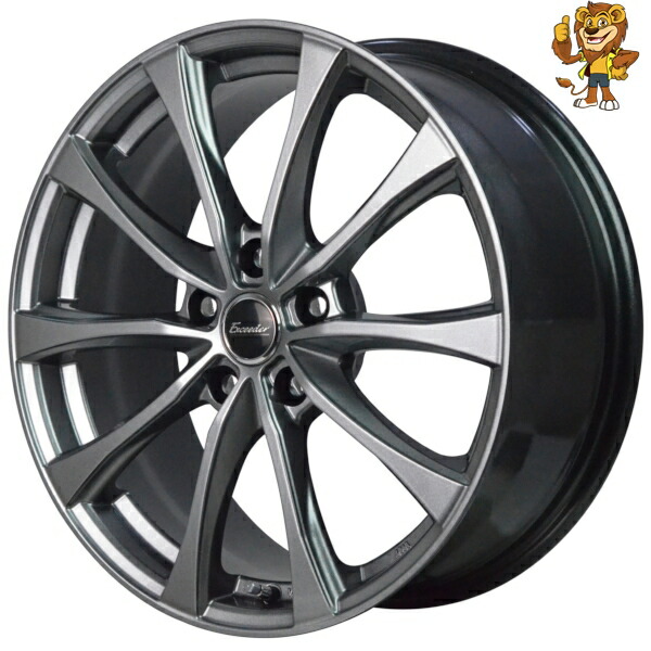 ホイール4本セット HOT STUFF Exceeder E07 (DS) 16インチ 6.5J PCD:114.3/5H インセット:48 エクシーダー E07|イエローライオン 店