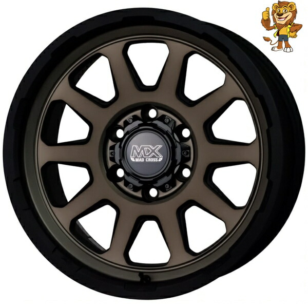 ホイール4本セット HOT STUFF MAD CROSS RANGER (MTBR) 16インチ 6.5J PCD：139.7/6H インセット：38 マッドクロス レンジャー 43,744円
