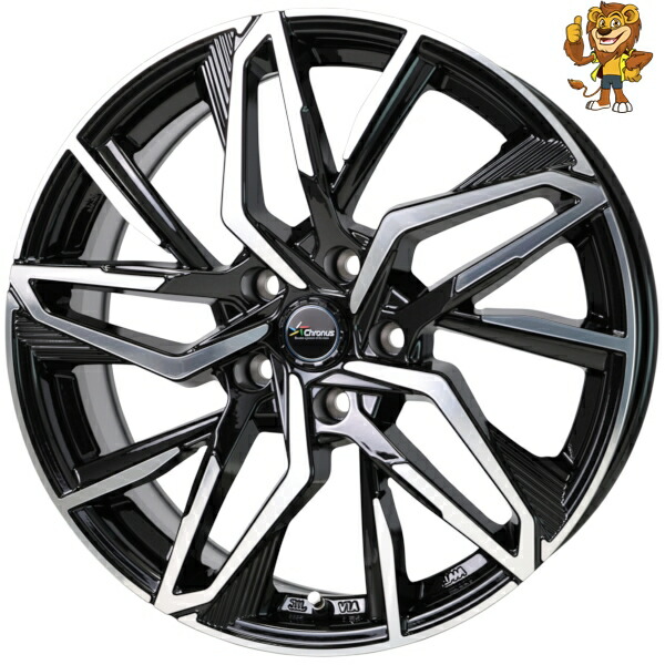 ホイールのみ1本 HOT STUFF Chronus CH-112 (MB/P) 17インチ 7.0J PCD:114.3/5H インセット:55 クロノス CH-112|イエローライオン 店