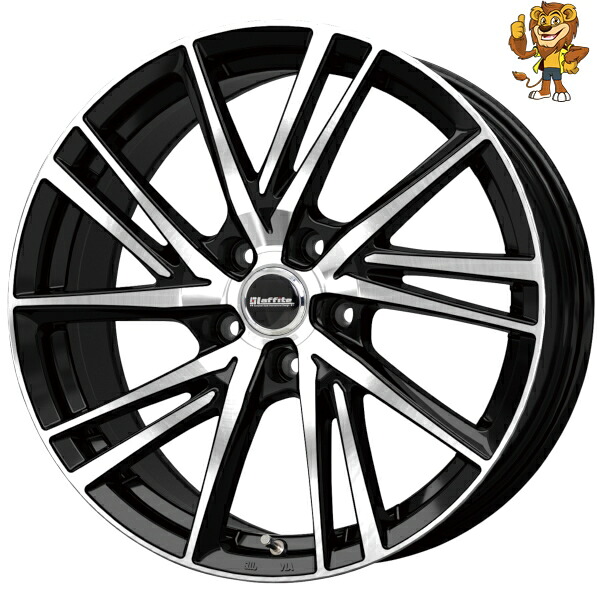 ホイールのみ1本 HOT STUFF Laffite LW-06II 18インチ 8.0J PCD：114.3/5H インセット：42 ラフィット LW-06II