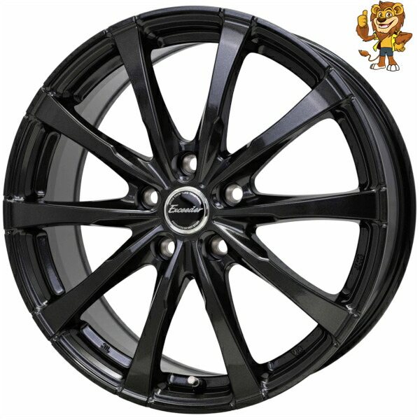 は*と様 エクシーダーEX6 新品 4本 楽天市場】18インチ 5H114.3 7.5J 7.5J+38 5穴 エクシーダーE08