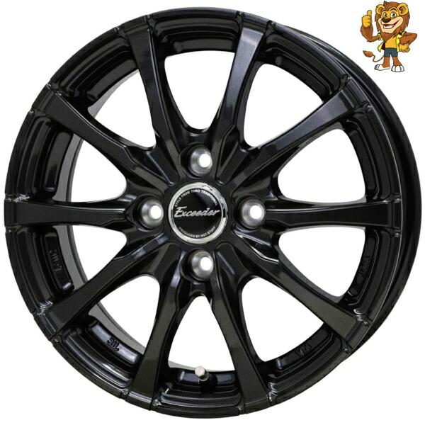 楽天市場】14×5.0J インセット +38 4-100 新品 ホイール 4本HOT STUFF