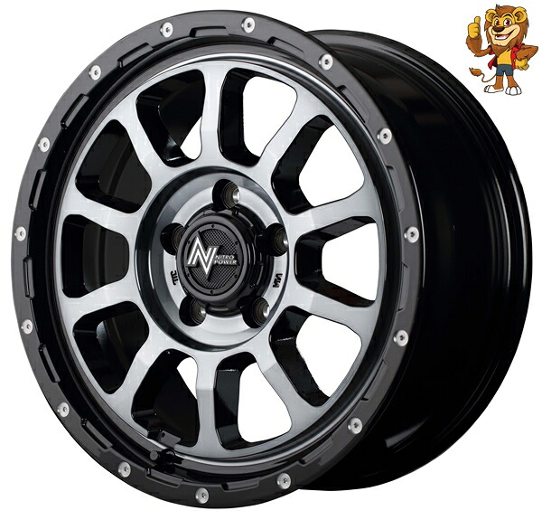 ホイールのみ1本 MID NITRO POWER M10 PERSHING-S (BK/M/BC) 16インチ 7.0J PCD:114.3/5H インセット:40 ナイトロパワー M10 パーシング-S
