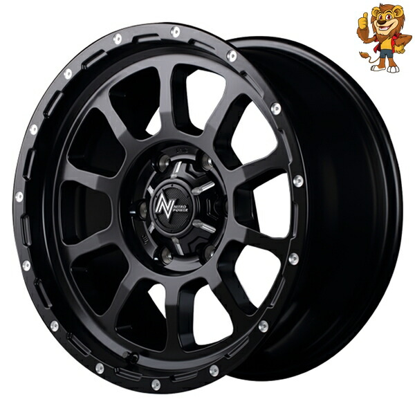 ホイール4本セット MID NITRO POWER M10 PERSHING (SGB/M) 17インチ 8.0J PCD:139.7/6H インセット:20 ナイトロパワー M10 パーシング｜イエローライオン 店