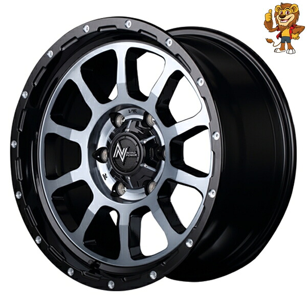 ホイールのみ1本 MID NITRO POWER M10 PERSHING (BK/M/BC) 15インチ 6.0J PCD:139.7/6H インセット:33 ナイトロパワー M10 パーシング