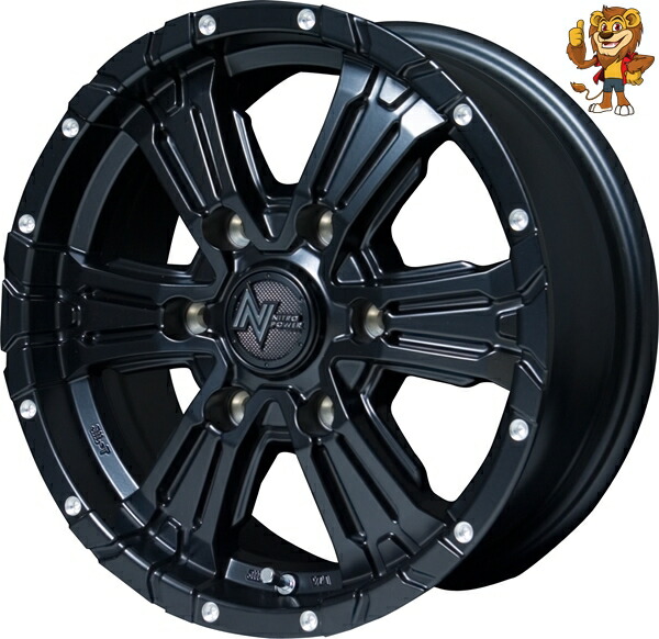 ホイール4本セット MID NITRO POWER CROSS CLAW (SB/PD) 15インチ 6.0J PCD:139.7/6H インセット:33 ナイトロパワー クロスクロウ｜イエローライオン 店