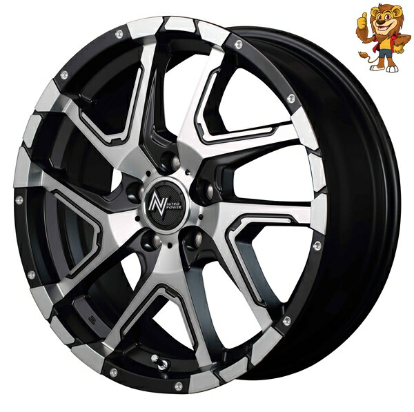 ホイールのみ1本 MID NITRO POWER DERINGER (SBP) 18インチ 7.0J PCD:114.3/5H インセット:42 ナイトロパワー デリンジャー|イエローライオン 店