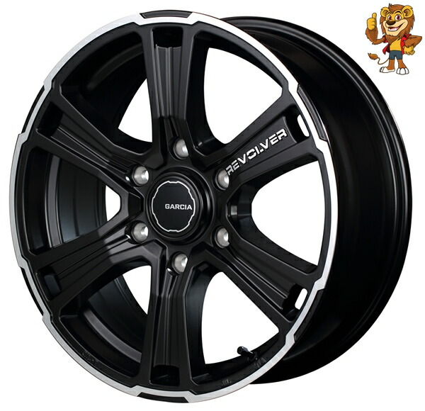 ホイールのみ1本 MID GARCIA SS REVOLVER (SGBK+RPLM) 16インチ 6.5J PCD:139.7/6H インセット:38 ガルシア SS リボルバー