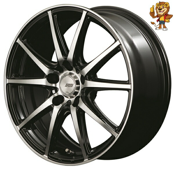 ホイール4本セット MID FINAL SPEED GRγ (BK/POL) 16インチ 6.5J PCD:114.3/5H インセット:38 ファイナルスピード GRガンマ