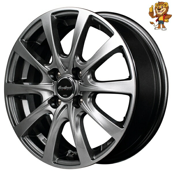 ホイールのみ1本 MID Euro SPEED F10 (MG0) 16インチ 6.0J PCD:100/4H インセット:42 ユーロスピード F10