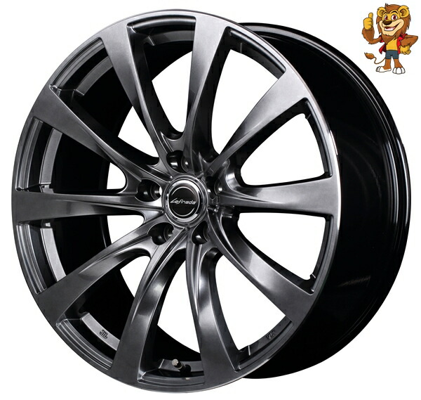 ホイール4本セット MID Lefinada MOTION 2 (DS/RP) 18インチ 7.5J PCD:114.3/5H インセット:45 レフィナーダ モーション 2