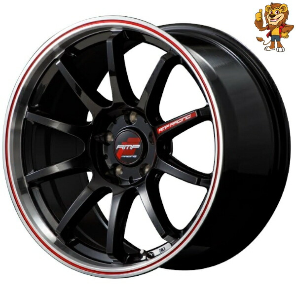 ホイール4本セット MID RMP RACING R10 (CBPR) 18インチ 7.5J PCD:114.3/5H インセット:50 アールエムピー レーシング R10