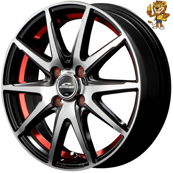 ホイール4本セット MID SCHNEIDER RX02 (BP/URed) 16インチ 6.0J PCD:100/4H インセット:42 シュナイダー RX02