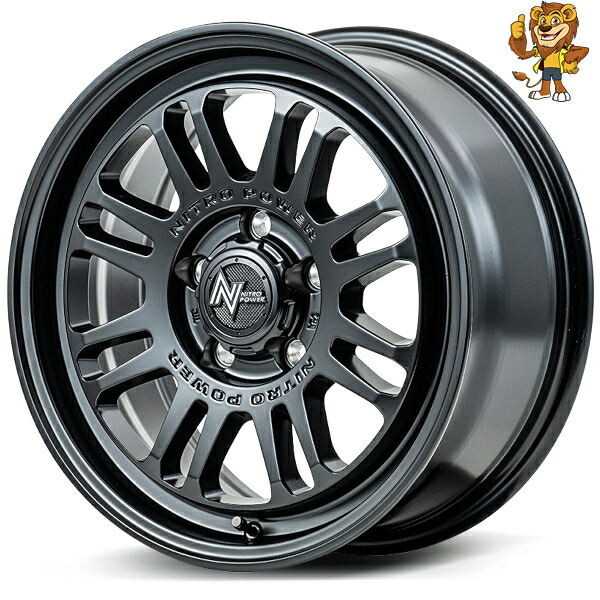 ホイールのみ1本 MID NITRO POWER M16 ASSAULT (SGB) 17インチ 7.0J PCD:114.3/5H インセット:42 ナイトロパワー M16アサルト