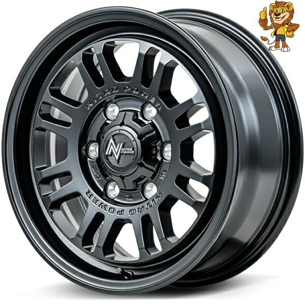 ホイールのみ1本 MID NITRO POWER M16 ASSAULT (SGB) 16インチ 6.5J PCD:139.7/6H インセット:38 ナイトロパワー M16アサルト