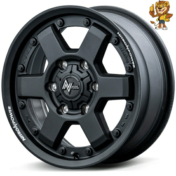 楽天市場】ホイール4本セット MID NITRO POWER M29 STINGER (BB) 14