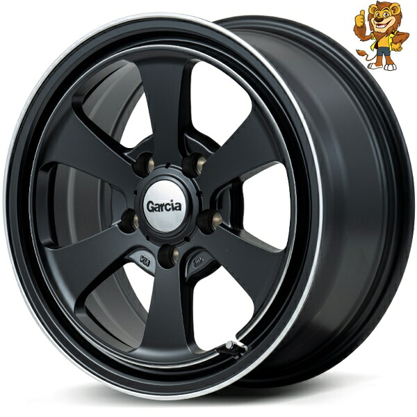 ホイールのみ1本 MID GARCIA Dallas6 (SGB/DPO) 16インチ 7.0J PCD:114.3/5H インセット:40 ガルシア ダラスシックス|イエローライオン 店